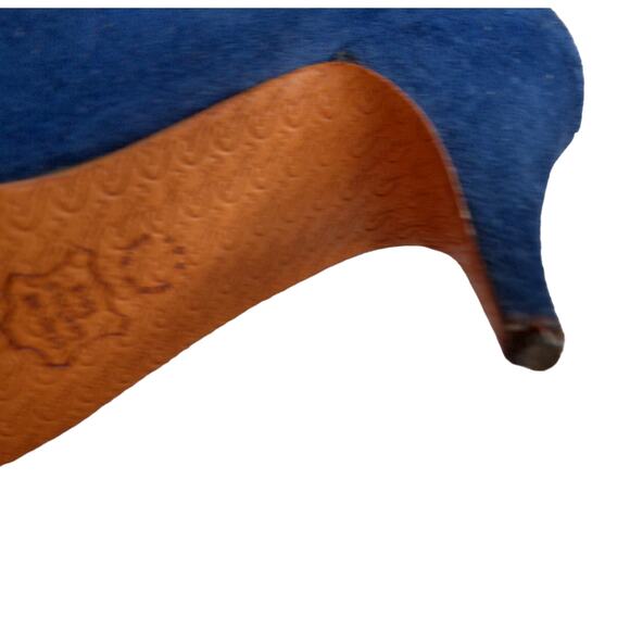 Vintage Candies Denim Twist Navy Indigo Boots Size 6.5 Box READ - Picture 13 of 16